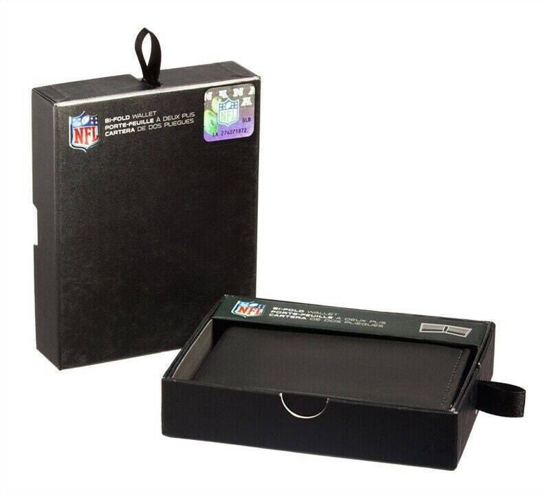 New York Giants Bi-fold Wallets  Genuine Vegan Leather Interior