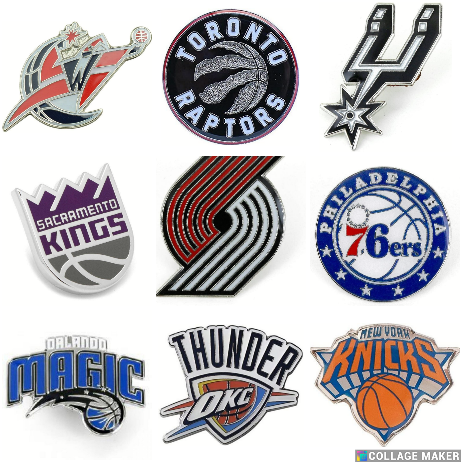 NBA Licensed Logo Pins - Butterfly Clutch - Pick Your Team