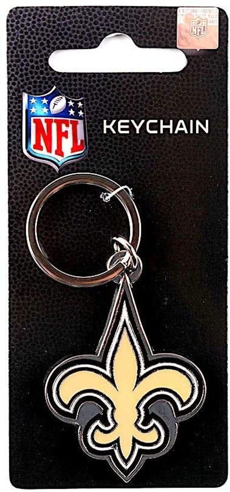 New Orleans Saints Heavyweight Metal Keychain Keyrings