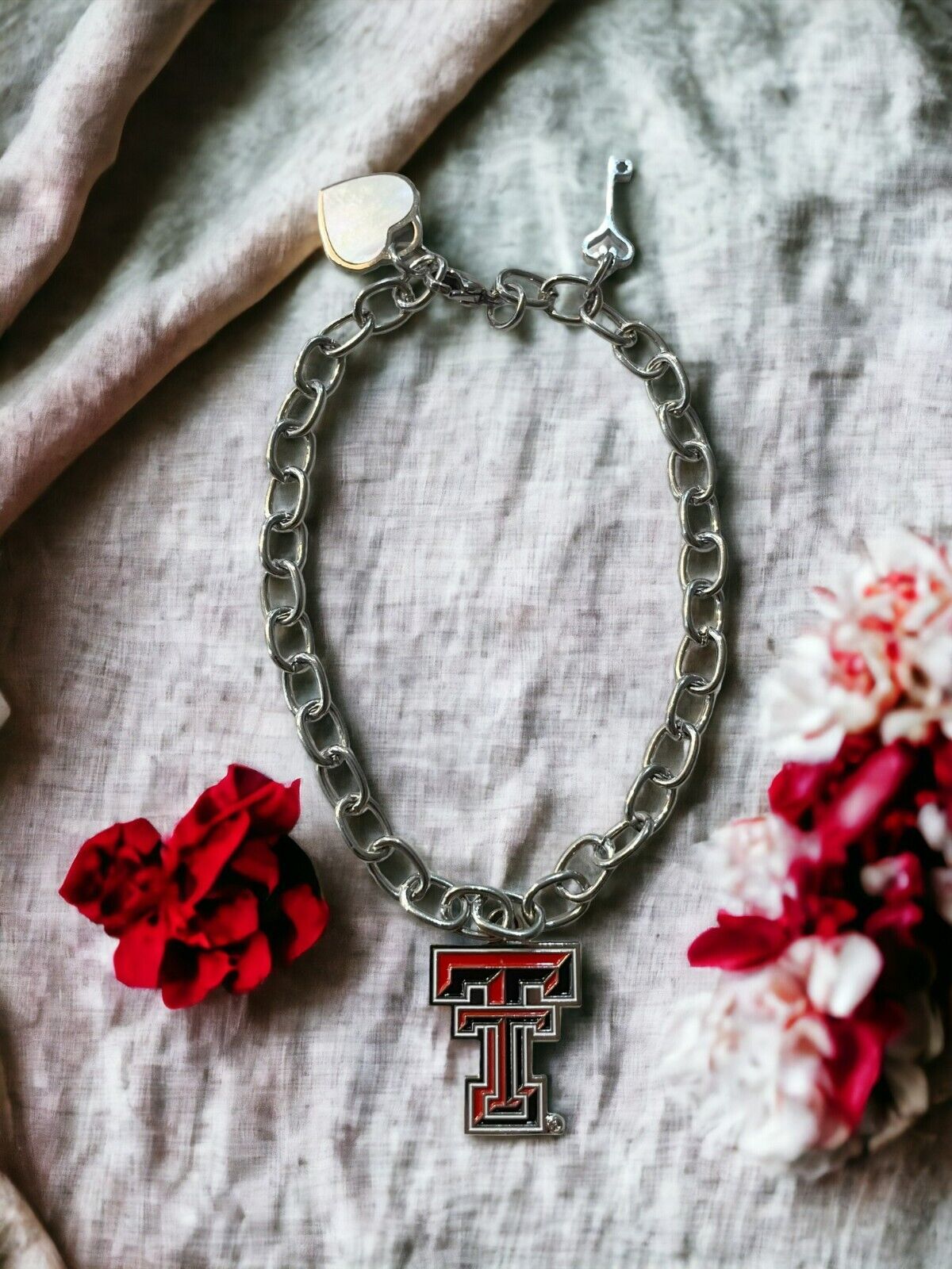 Texas Tech Red Raiders Bracelets - Stainless Steel & Nickel Free