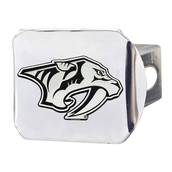 NHL Hitch Covers - Heavy Duty Chrome - 3.4" x 4" - PICK YOUR TEAM