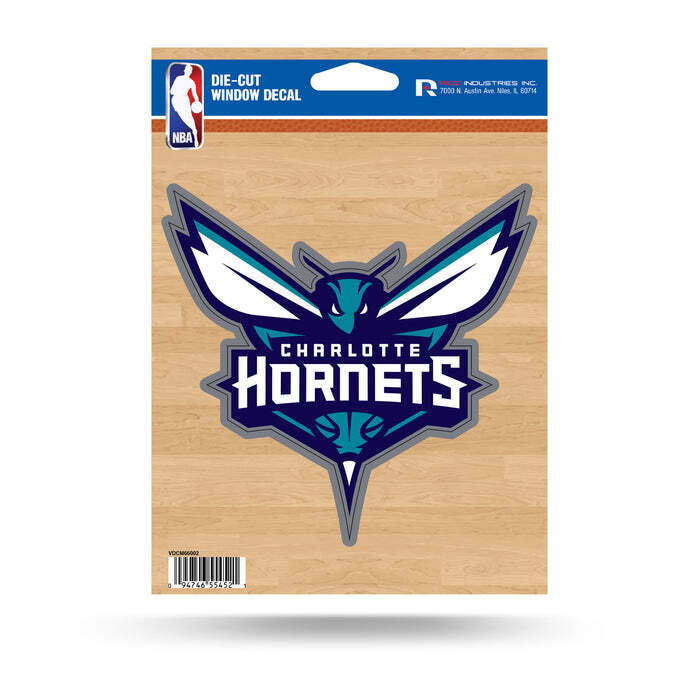 Charlotte Hornets Vinyl Logo Auto Decal NBA Licensed