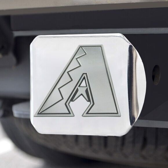 Arizona Diamondbacks Hitch Cover - Heavy Duty Chrome  - 3.4" x 4"