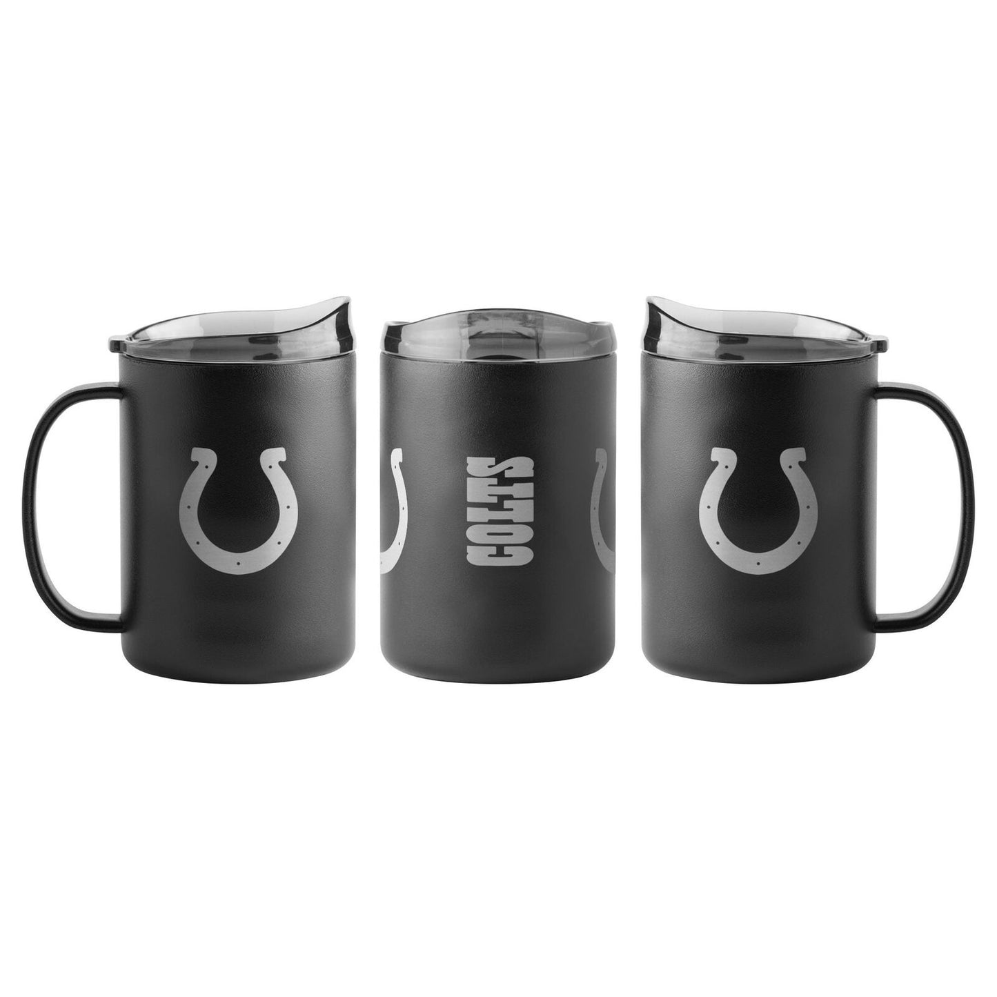 Indianapolis Colts 15oz. Powder Coated Mug  Insulated  %100 Stainless Steel  Hot