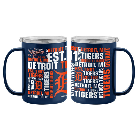 Detroit Tigers 15oz. Spirit Ultra Mug  Insulated  %100 Stainless Steel  Hot&Cold