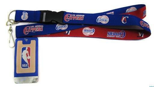 Los Angeles Clippers Two Tone Lanyard Keychains