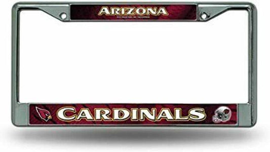 Arizona Cardinals Metal License Plate Frames    Vibrant Colors