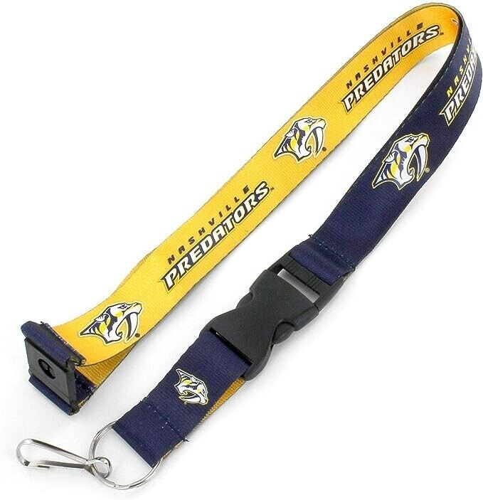 Nashville Predators Two Tone Lanyard Keychains