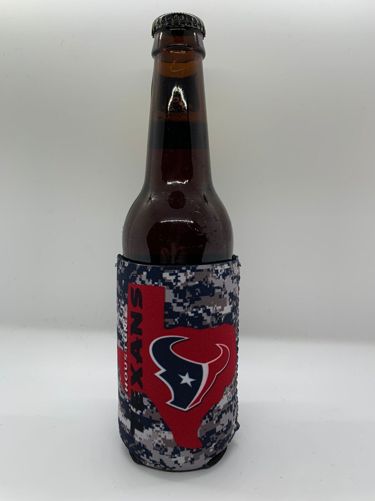 Set of 2  Houston Texans Insulated Can&Bottle Koozies