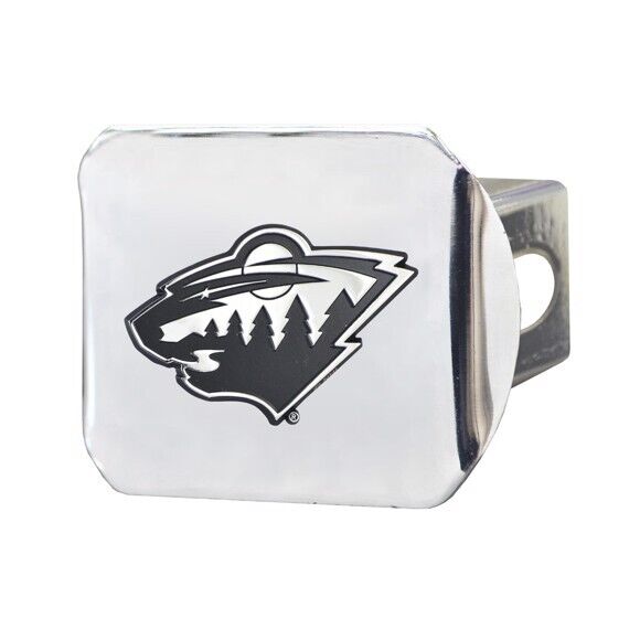 NHL Hitch Covers - Heavy Duty Chrome - 3.4" x 4" - PICK YOUR TEAM