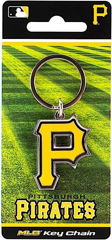 Pittsburgh Pirates Heavyweight Metal Keychain Keyrings