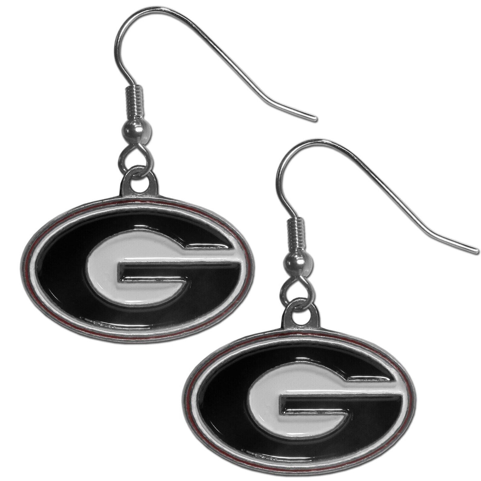 Georgia Bulldogs Dangler Earrings