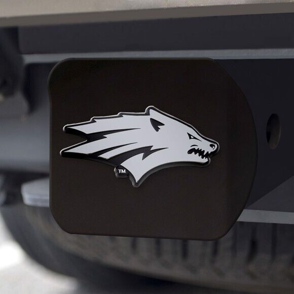 Nevada Wolf Pack Hitch Cover - Heavy Duty Black - 3.4" x 4"