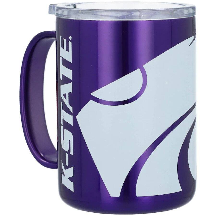 Kansas State Wildcats 15oz Hype Ultra Mug Tumbler  Insulated  Stainless Steel  H