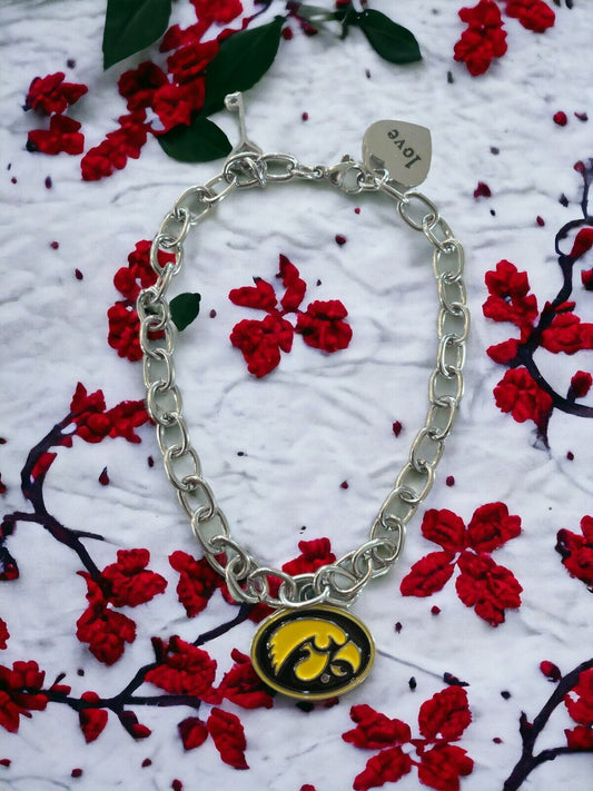 Iowa Hawkeyes Bracelets - Stainless Steel & Nickel Free