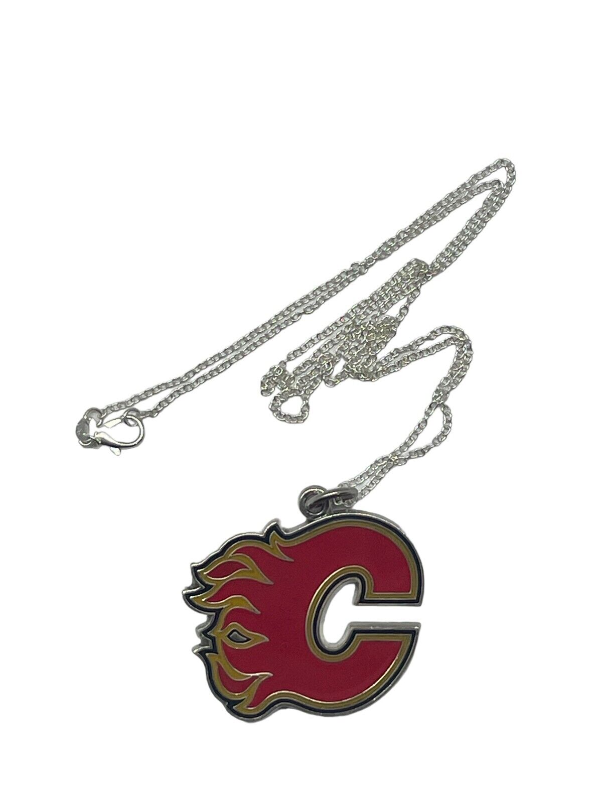 XL Calgary Flames Team Necklaces - 2 Inches Pendant