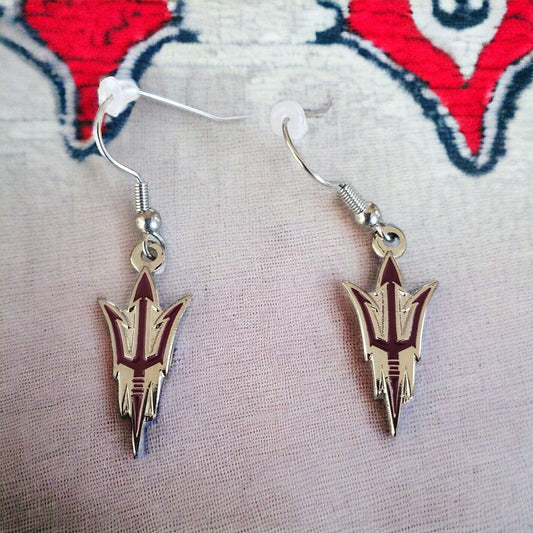 Arizona State Sun Devils Dangler Earrings