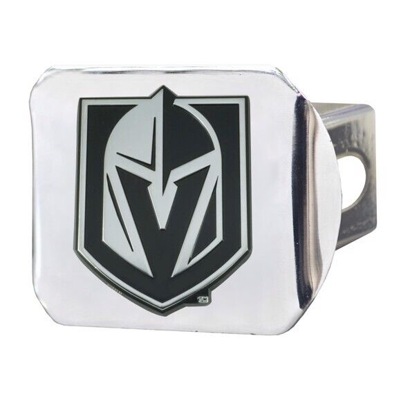 NHL Hitch Covers - Heavy Duty Chrome - 3.4" x 4" - PICK YOUR TEAM