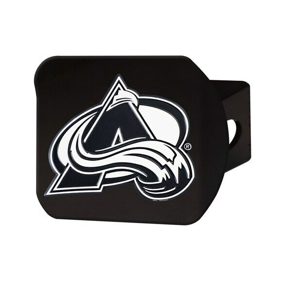 Colorado Avalanche Hitch Cover - Heavy Duty Black - 3.4" x 4"