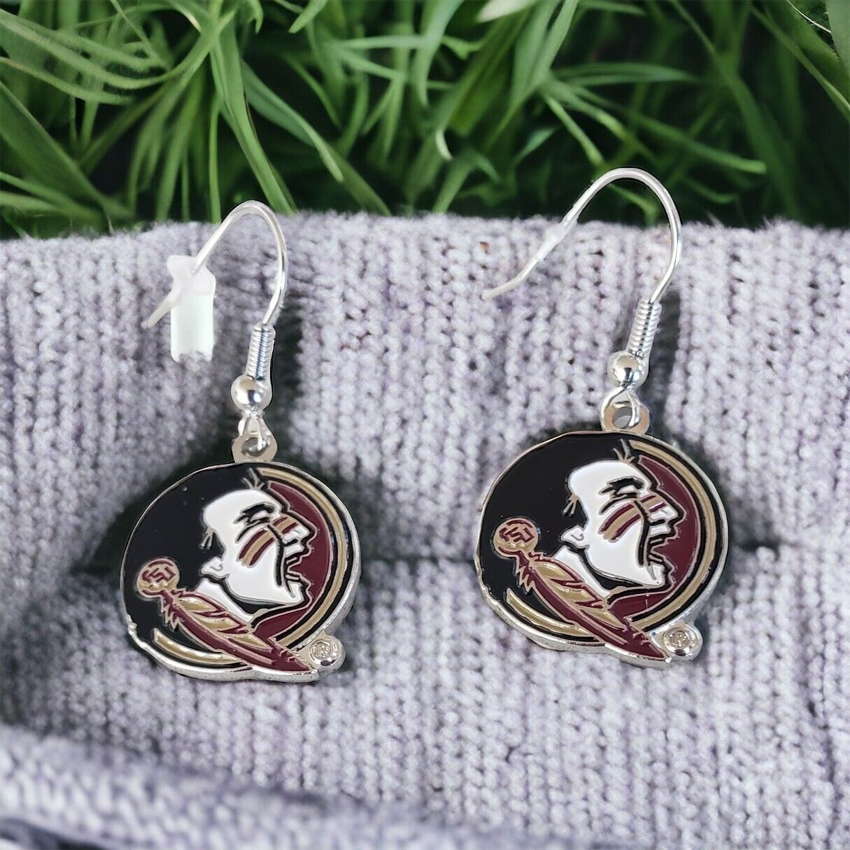 Florida State Seminoles Logo Dangler Earrings