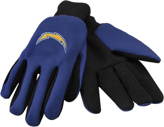 Los Angeles Chargers Embroidered Utility Gloves  Adult Size