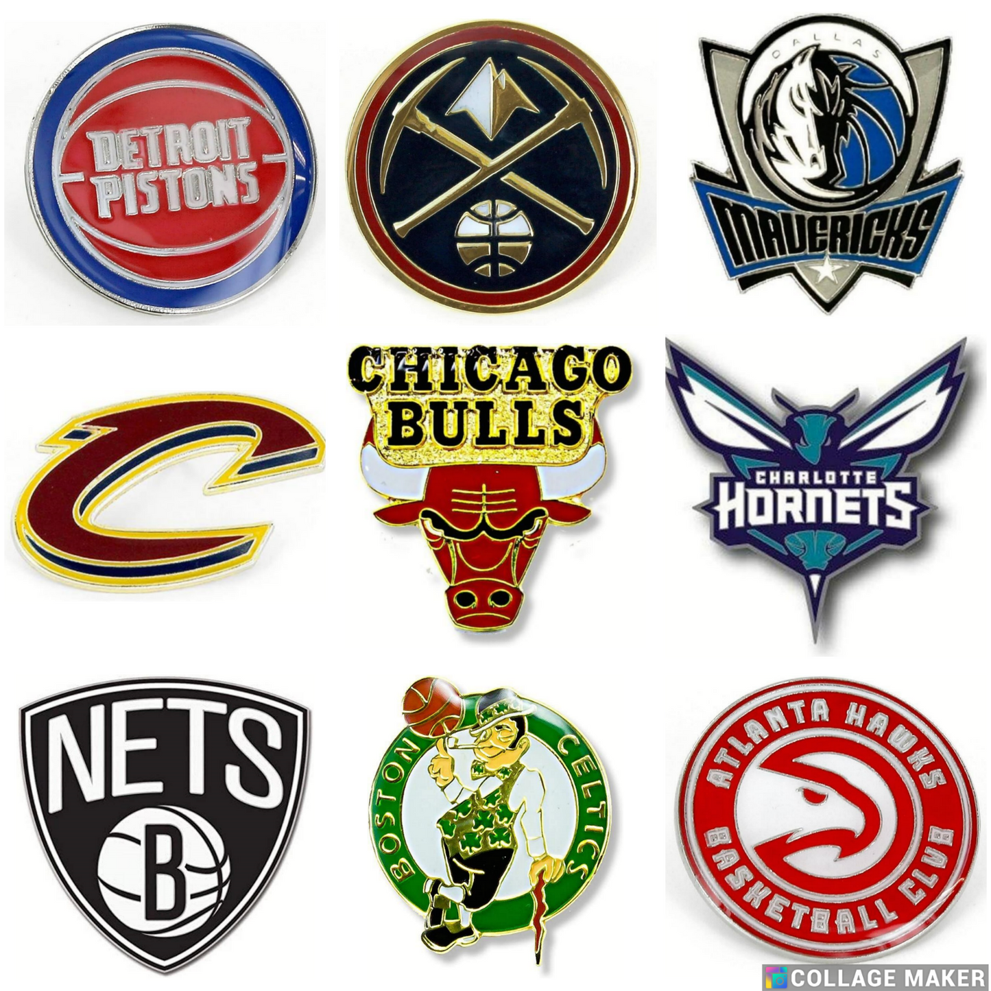 NBA Licensed Logo Pins - Butterfly Clutch - Pick Your Team