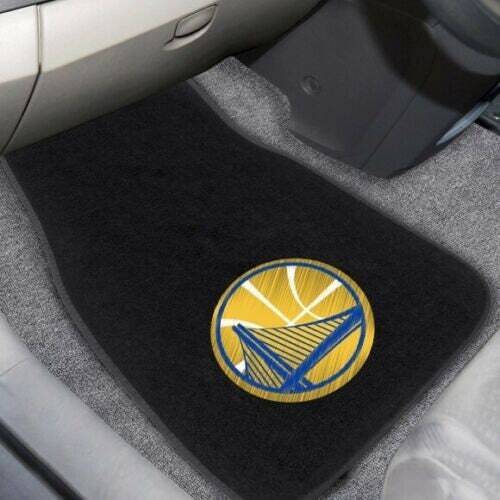 NBA  Golden State Warriors Embroidered Car Mat Set 17"x25.5"  2 Piece